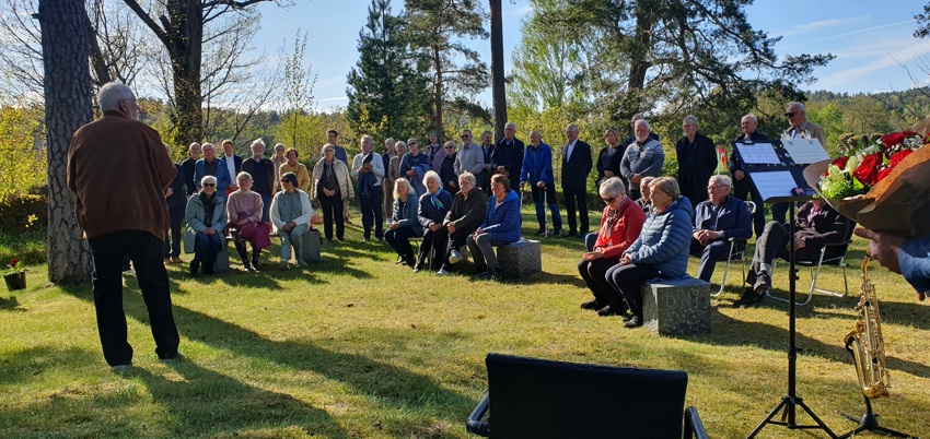 Minnemarkering på Kirkehaugen 8.mai 2025