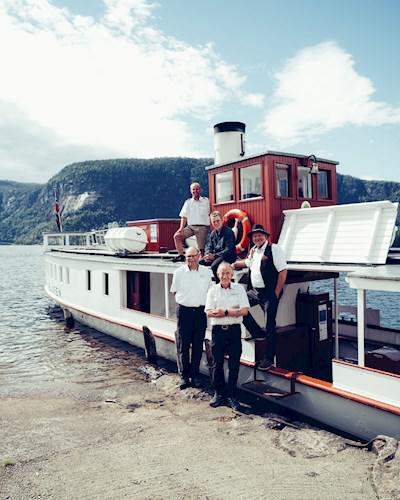 Tur til Byglandsfjord og tur med dampbåten Bjoren
